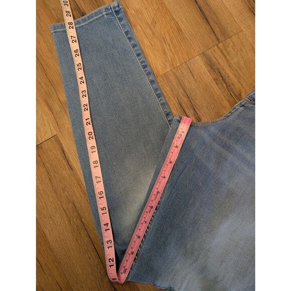 Hollister Womens Jeans, Medium Wash Curvy High-Rise Super Skinny Jeans, Sz 16/33 - Picture 5 of 9